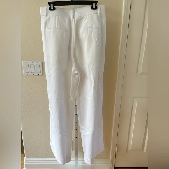 NWOT - The Way High Cotton Pants in White - Size 10R - Picture 6 of 8